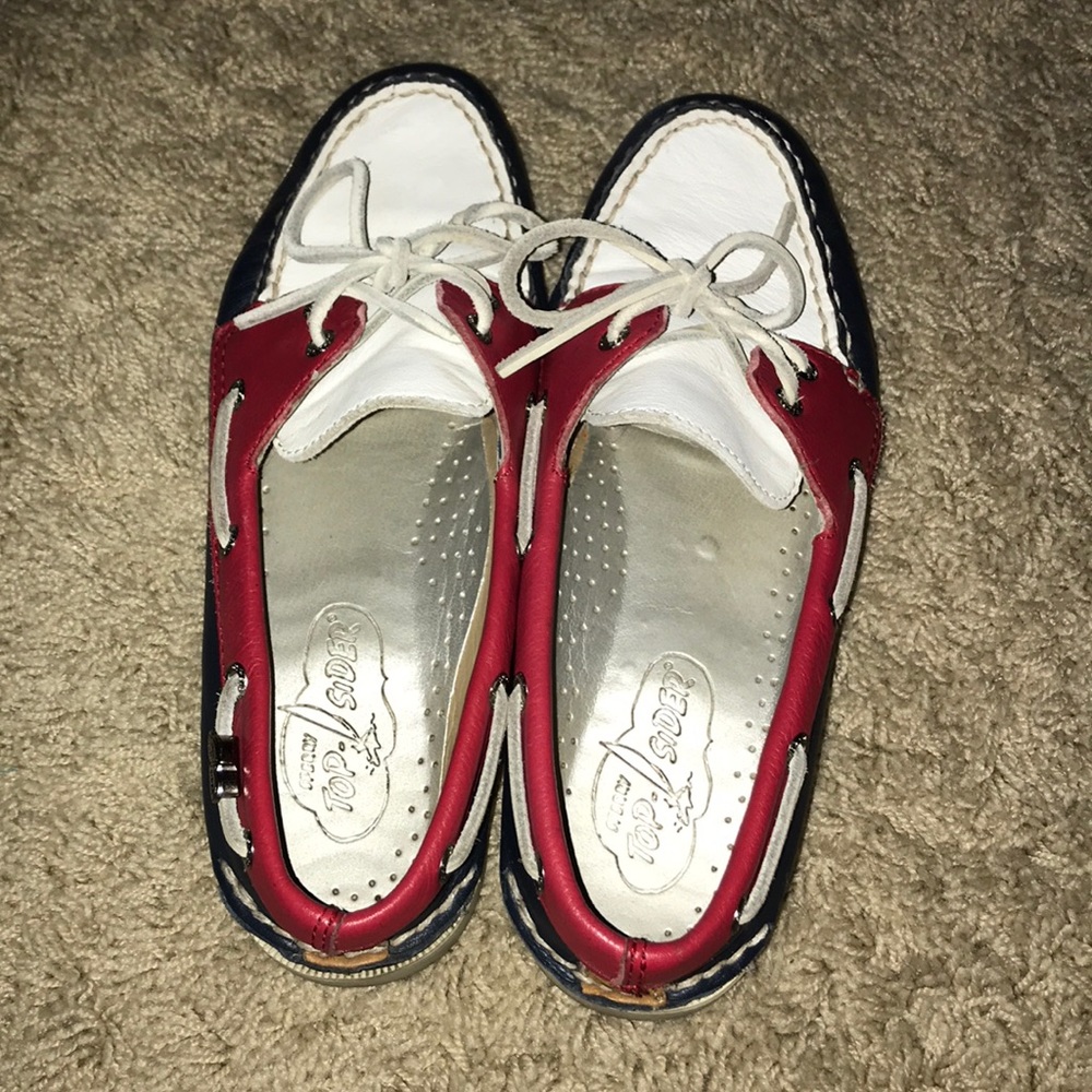 Red, White, and Blue Sperrys